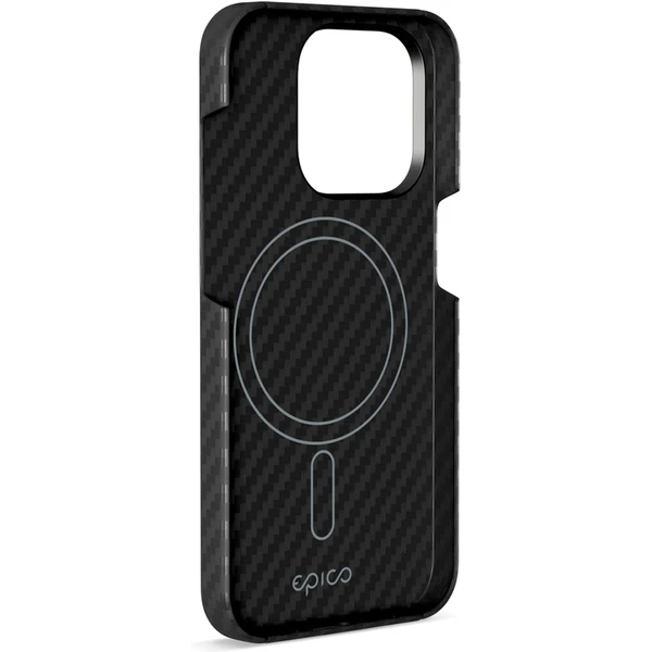 Epico Mag+ Carbon kryt pre iPhone 16 Pro čierna - Puzdra - Obrázok 27L7000K01