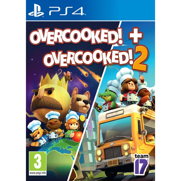 Overcooked! + Overcooked! 2 (PS4) - Hry na PS4 - Hlavný obrázok