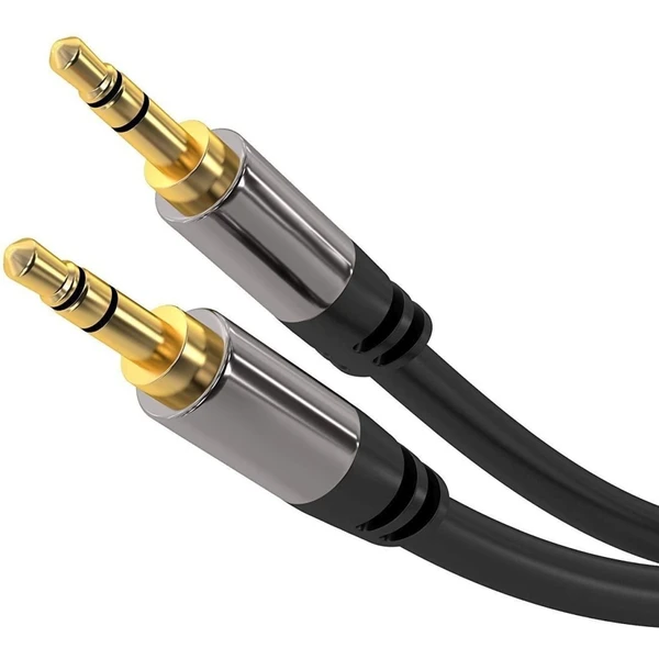 PremiumCord HQ 3,5mm/3,5mm kábel 3m čierny - Káble a redukcie - Hlavný obrázok
