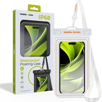 Mobile Origin Waterproof floating case 6,8", white/orange - Puzdra