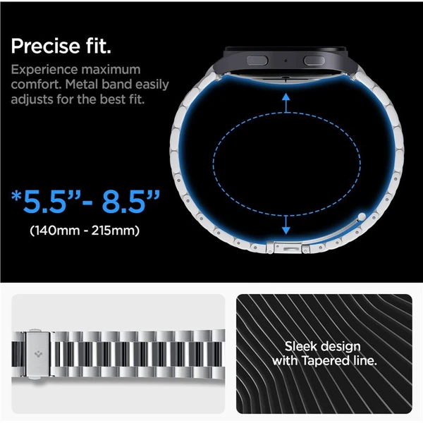 Spigen Modern Fit 316L remienok Samsung Galaxy Watch7 44/40mm strieborný - Remienky - Obrázok 27d3fd295b42405bbdcc60a1bcbf4ae5