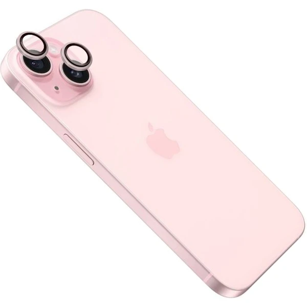 FIXED Camera Glass ochranné sklá Apple iPhone 16/16 Plus ružová - Ochranné fólie a sklo - Hlavný obrázok