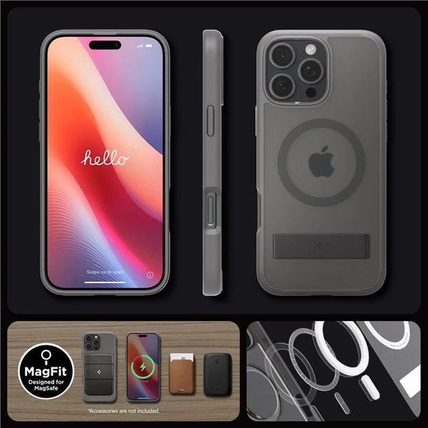 Spigen Ultra Hybrid S MagSafe krytiPhone 16 Pro Max frost gray - Puzdra - Obrázok 27ded4c4f379486db6a149608963f349