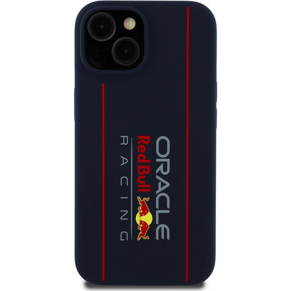 Oracle Red Bull Racing Silicone Vertical Logo MagSafe kryt iPhone 15 modrý - Puzdra - Obrázok 27ded8ebd8b94841b1763451e9317211