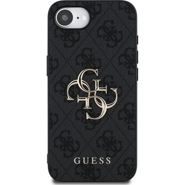 Guess PU 4G Metal Logo kryt iPhone 17e/16e sivý - Puzdra - Obrázok 27f7034b00a7438fbdf866a9bed747bc