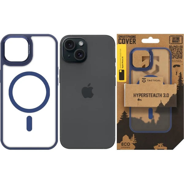 Tactical MagForce Hyperstealth 3.0 Kryt pre Apple iPhone 15 Deep Blue - Puzdra - Obrázok 280dea2782f845acb72ba9a28fbe82bc