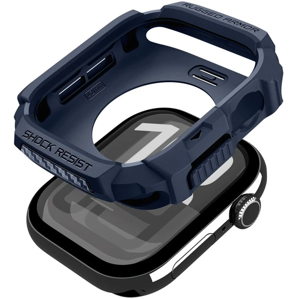 Spigen Rugged Armor 2 puzdro Apple Watch 11 (42mm) navy blue - Puzdra - Obrázok 282a486ad85a4611aa6ee1b9336e9f7d