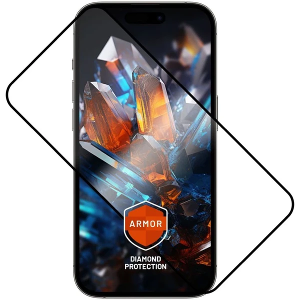 FIXED Armor 2,5D sklo s Anti-dust a AR vrstvou Apple iPhone 16 Pro - Ochranné fólie a sklo - Hlavný obrázok
