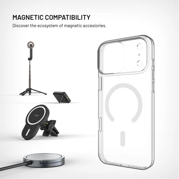 FIXED MagShell ultratenký kryt s MagSafe Apple iPhone 17 Pro Max číry - Puzdra - Obrázok 28437584debf41d28aa999888ed7c572