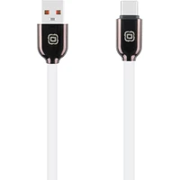 OBAL:ME Elegantný napájací kábel USB-A/USB-C 18W 1m biely - Káble a redukcie