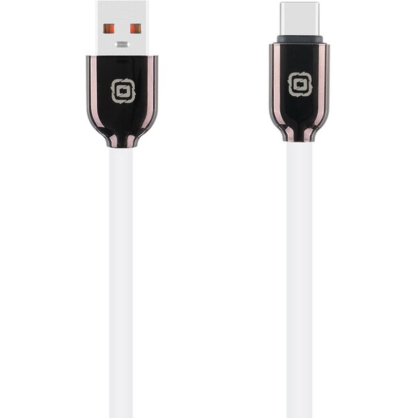E-shop OBAL:ME Elegantný napájací kábel USB-A/USB-C 18W 1m biely