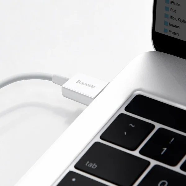 Baseus Superior USB-A/Lightning napájací kábel 1m biely - Káble a redukcie - Obrázok 286E300401