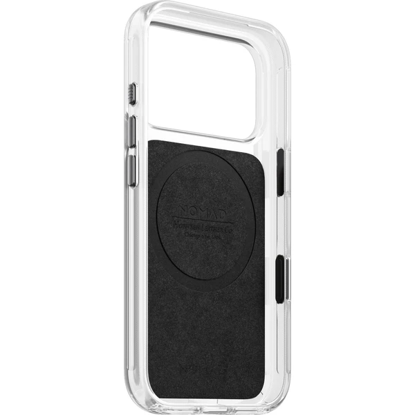 Nomad Clear Leather (Horween) MagSafe kryt iPhone 18 Pro Rustic Brown - Puzdra - Obrázok 286e2f4182fa470aa0432c9431774a4a