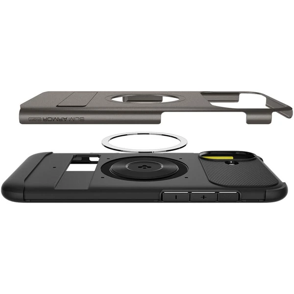 Spigen Slim Armor MagSafe kryt iPhone 16 gunmetal - Puzdra - Obrázok 286fe1b1fc794874afb0bb5ed90c2b45