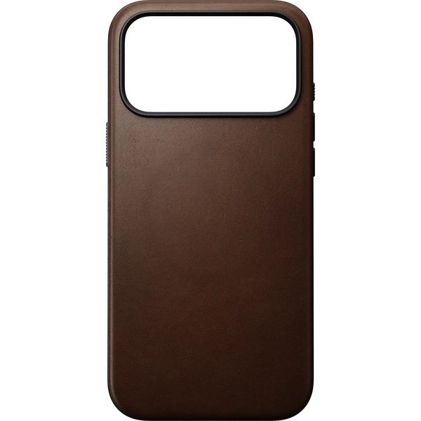 Nomad Modern Leather MagSafe kožený kryt iPhone 17 Pro Max/18 Pro Max Brown - Puzdra - Obrázok 2879c1ae6ff14bfab7a7ab83a939f1ca