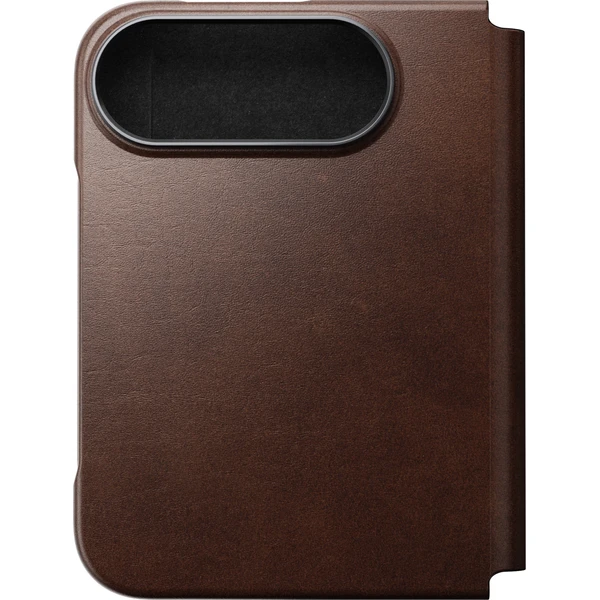 Nomad Traditional Leather Folio (Horween) MagSafe kožené puzdro iPhone 18 Fold rustikálna hnedá - Puzdra - Obrázok 2883f323706e4773b127a7082cc09bce