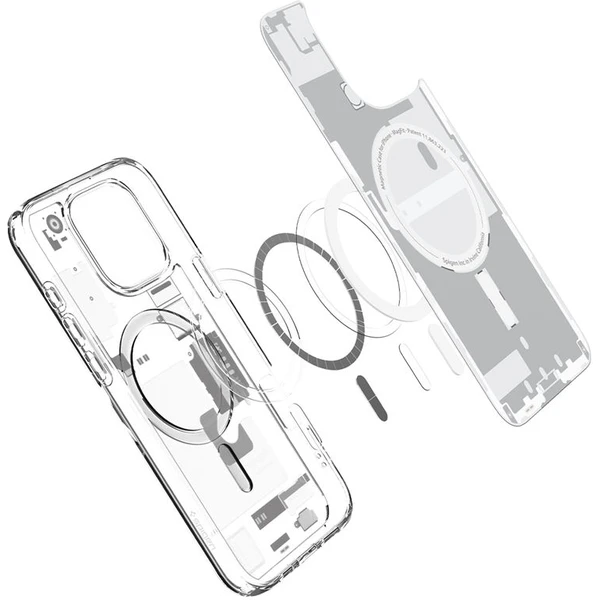 Spigen Ultra Hybrid MagSafe kryt iPhone 16 Pro Max zero one white - Puzdra - Obrázok 2895399c963148d1990449afdf33a2ea