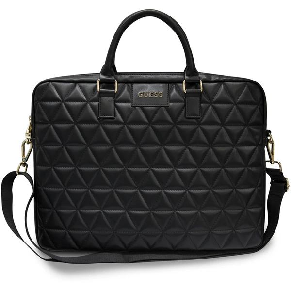Guess Quilted taška pre 15" notebook čierna - Tašky - Hlavný obrázok