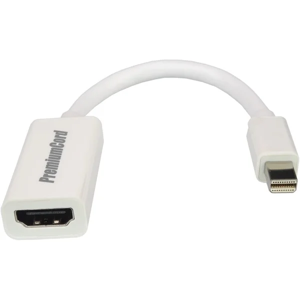 PremiumCord Mini DisplayPort/HDMI redukcia 0,15m biela - Káble a redukcie - Hlavný obrázok