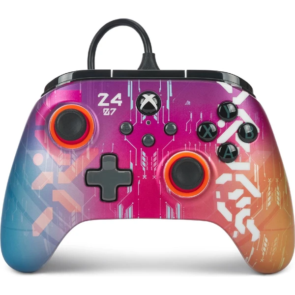 PowerA Advantage drôtový herný ovládač pre Xbox Series X|S Cyber ??Style (XBOX/PC) - Herné ovládače - Hlavný obrázok