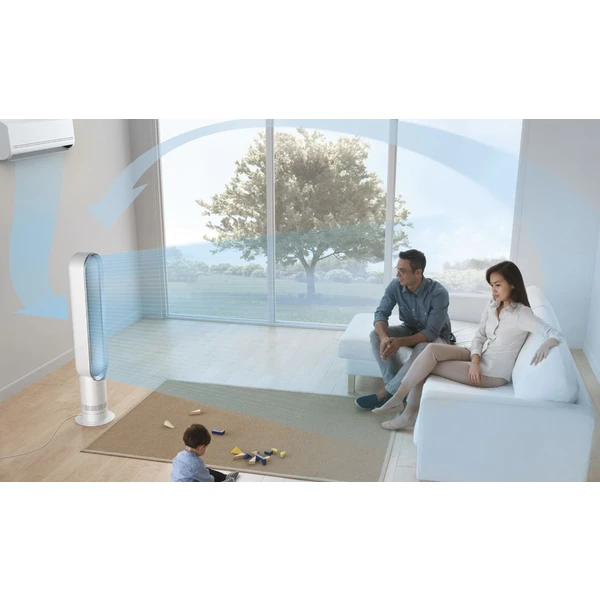 Dyson Cool AM07 stĺpový ventilátor biely/strieborný - Ventilátory - Obrázok 28N4000O01