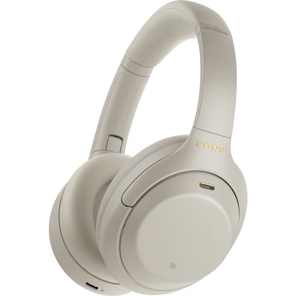 Sony WH-1000XM4 bezdrôtové slúchadlá strieborné - Slúchadlá - Hlavný obrázok