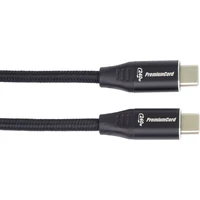 PremiumCord USB-C/USB-C napájací kábel 240W 2m čierny - Káble a redukcie