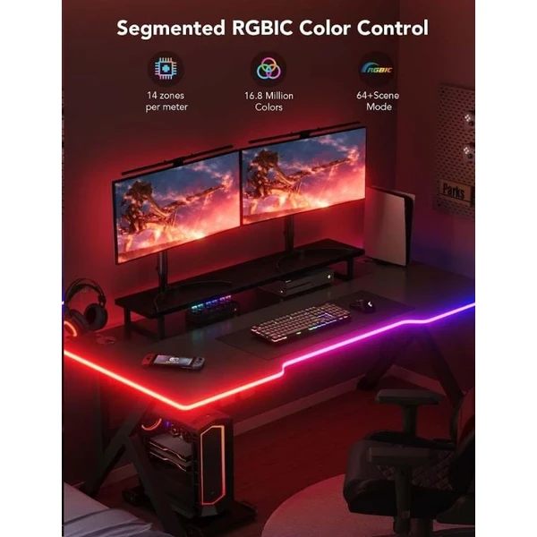 Govee Neon LED podsvietenie pod stôl, 3m - Inteligentné osvetlenie - Obrázok 28a3ac0ec84e441aa98ad9cf81e7fdde
