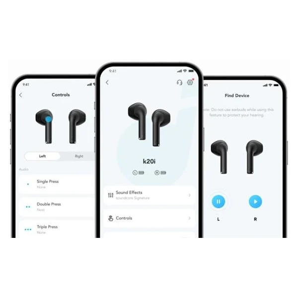 Anker Soundcore K20i bluetooth slúchadlá modrá - Slúchadlá - Obrázok 28d1c4c3de194e15b10a4f6f6be1a452