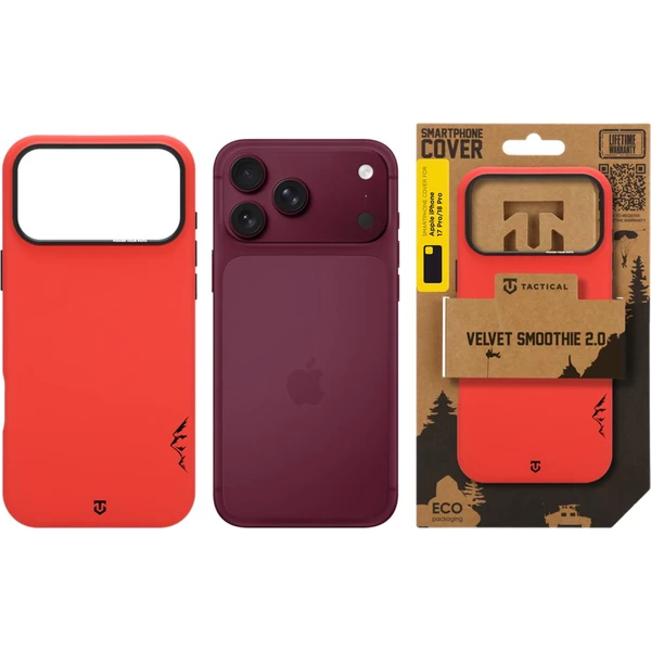 Tactical MagForce Velvet Smoothie 2.0 Kryt pre Apple iPhone 17 Pro/18 Pro Chilli - Puzdra - Obrázok 28d3f4ec0e074066ba898580c4f2bdf9