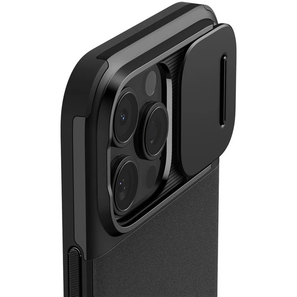 Spigen Optik Armor MagSafe kryt iPhone 16 Pro black - Puzdra - Obrázok 290bdb6e9a134bef84b4723f97900dc6