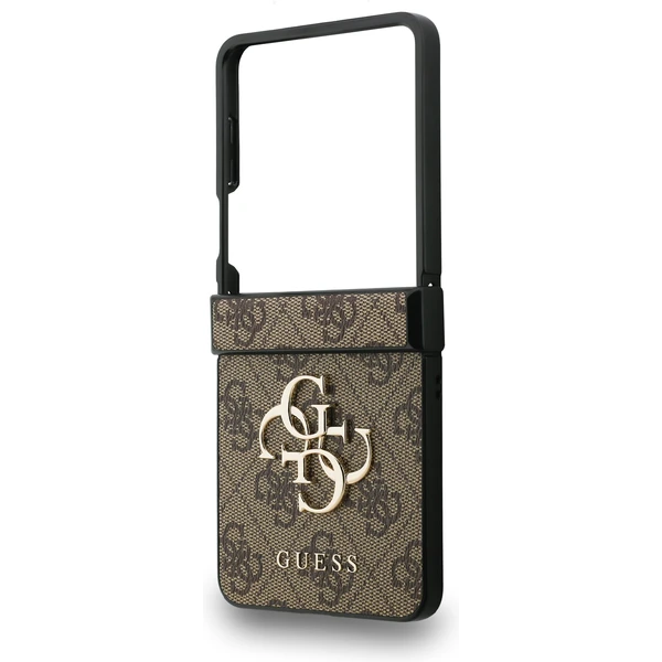 Guess PU 4G Metal Logo kryt Samsung Galaxy Z Flip 7 hnedý - Puzdra - Obrázok 291295a0e98245e6b06dc46c5229a1f8