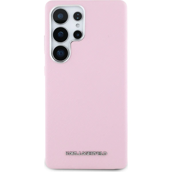 Karl Lagerfeld PU Saffiano Metal Logo and Frame kryt Samsung Galaxy S25 Ultra ružový - Puzdra - Obrázok 291681470f2e48d4ace859b2bc2185af