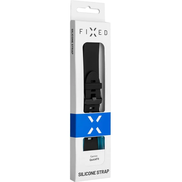 Silikónový remienok FIXED Silicone Strap pre Garmin QuickFit 20mm, modrý - Remienky - Obrázok 291f578693aa49a1801e83f470b31cce