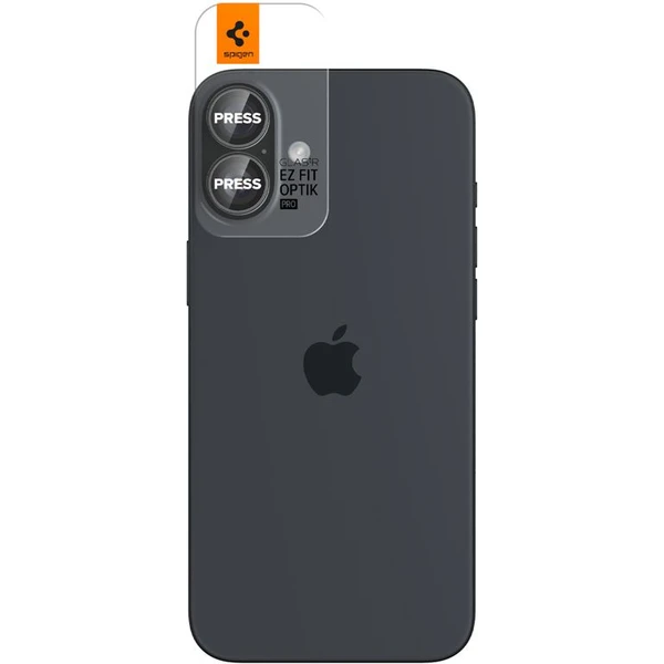 Spigen Glass tR EZ Fit Optik Pro sada skiel iPhone 17/16/16 Plus priehľadná (2-bal) - Ochranné fólie a sklo - Obrázok 29363b014bab454ca31aa3ce33ece0d8