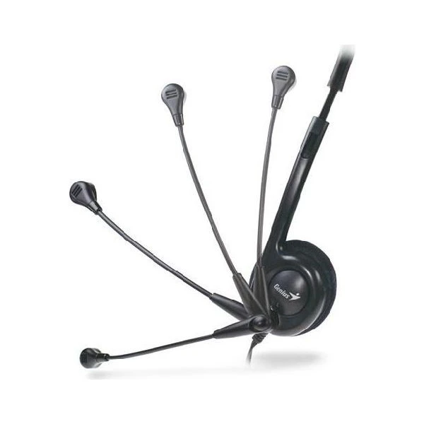 Genius HS-200C slúchadlá s mikrofónom čierna - Slúchadlá - Obrázok 2958700301