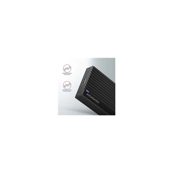 AXAGON externý box pre M.2 NVMe SSD kovový USB-C 3.2 - Externé boxy - Obrázok 2960700301