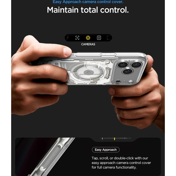 Spigen Ultra Hybrid MagSafe kryt iPhone 18 Pro Max/17 Pro Max zero one prírodný titán - Puzdra - Obrázok 297094caf4d043d383eb3a98459911aa