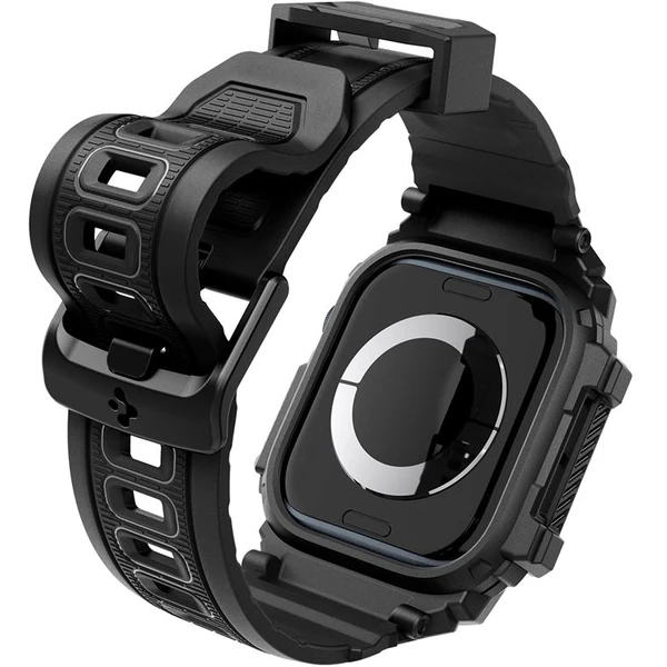 Spigen Rugged Armor Pro remienok s puzdrom Apple Watch 10/11 (42mm) matne čierny - Remienky - Obrázok 298ae30019134b98b57908ca8473afc8