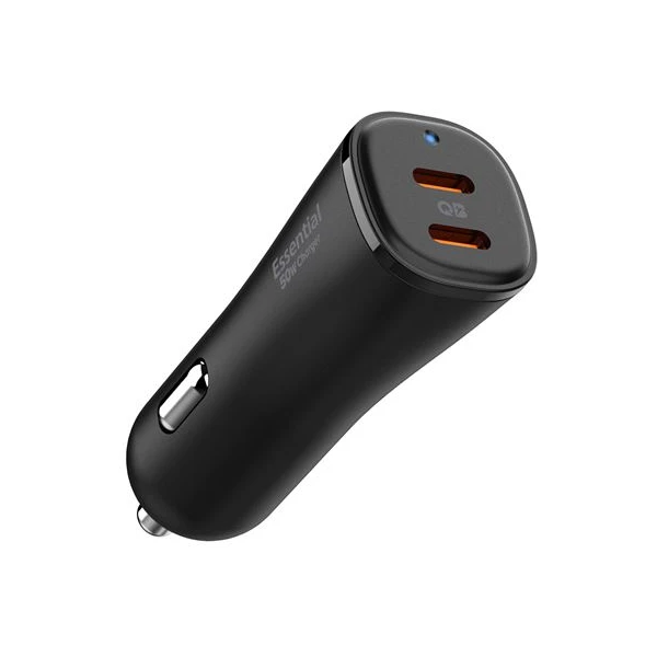 Spigen Essential (50W) nabíjačka do auta čierna - Nabíjačky - Hlavný obrázok