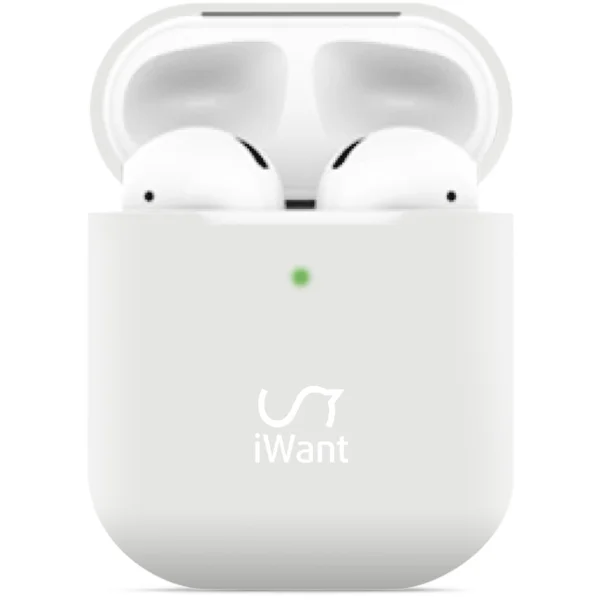 iWant AirPods 2. generácie ultra-tenké púzdro biele - Puzdra - Hlavný obrázok
