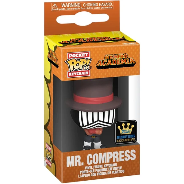 Funko POP! Keychain: MHA - Mr. Compress (Hideout) - Kľúčenky - Obrázok 29G8G00101