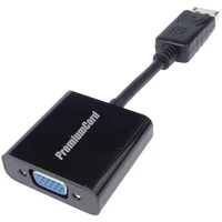 PremiumCord DisplayPort/VGA redukcia 0,15m čierna - Káble a redukcie
