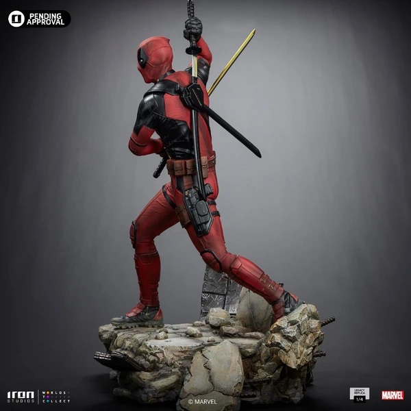 Socha Iron Studios Legacy Replica 1/4 Deadpool & Wolverine - Deadpool - Sochy a sošky - Obrázok 29M7000J01