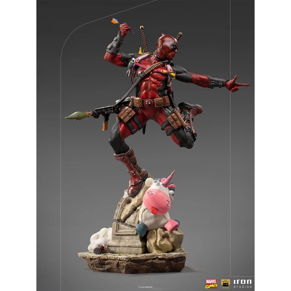 Soška Iron Studios - Deadpool Deluxe BDS Art Scale 1/10 - Marvel Comics - Sochy a sošky - Obrázok 29PJ100201
