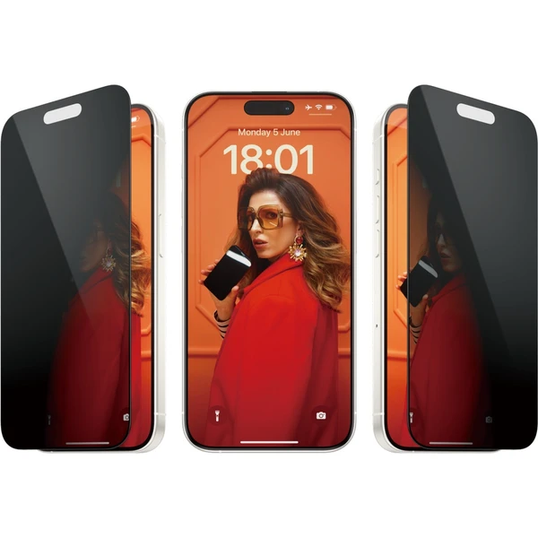 PanzerGlass Privacy ochranné sklo Apple iPhone 15 Pro - Ochranné fólie a sklo - Hlavný obrázok