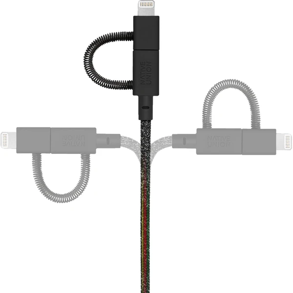Native Union Belt Cable Universal USB-A/USB-C/Micro USB/Lightning kábel 2m cosmos - Káble a redukcie - Obrázok 29ae3fb4936a4e0195e20aff8e3e828e