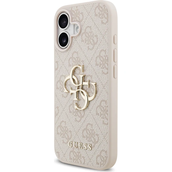 Guess PU 4G Metal Logo kryt iPhone 17 ružový - Puzdra - Obrázok 29cac288022d42088b1a7371d1c8d7d7