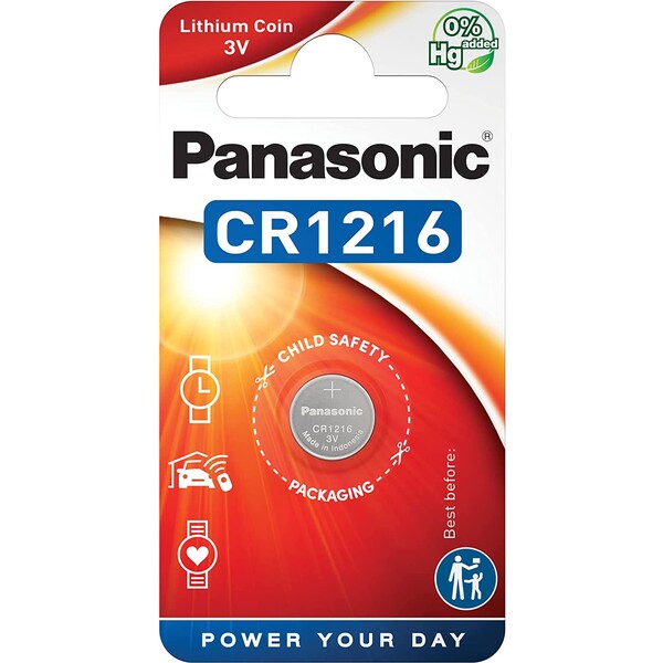 Panasonic CR1216 (gombíková) lítiová batéria (1ks)