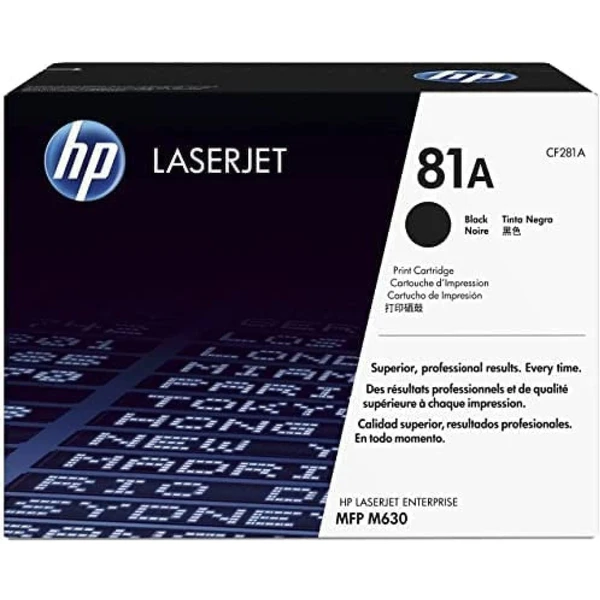 HP CF281A č. 81A Čierna originálna - Tonery - Hlavný obrázok